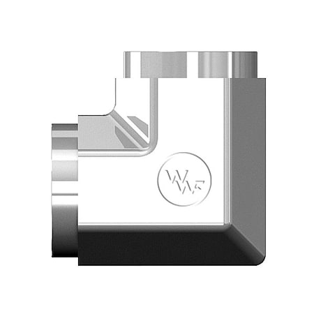 World Wide Fittings Female Pipe to Female Pipe 90 Degree Elbow F3509X08X06